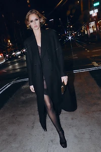 MANTEAU LONG À BOUTONNAGE CROISÉ