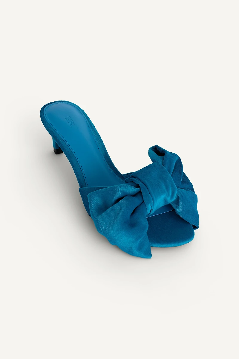 SANDALES À TALONS MAXI NŒUD ÉDITION LIMITÉE