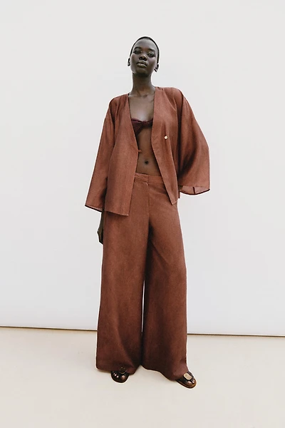FLOWY WIDE LEG PANTS