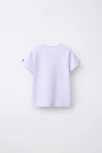 RIBBED STRIPED TIE T-SHIRT