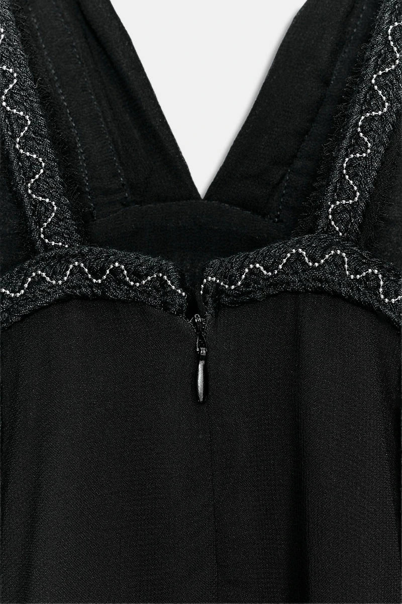 ZW COLLECTION EMBROIDERED BEADED DRESS