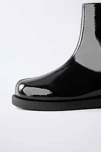 PATENT FINISH BOOTS