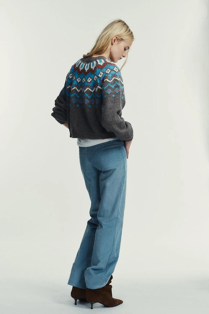 JACQUARD KNIT JUMPER