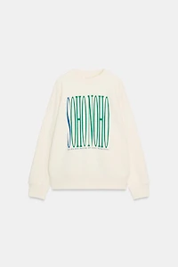 TEXT SWEATSHIRT