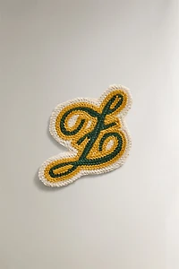 COTTON LETTER Z PATCH