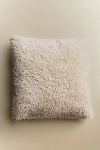 FAUX FUR THROW PILLOW COVER