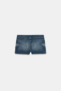 TRF STAR MINI DENIM SHORTS
