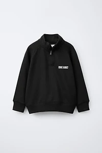 ZIP-UP SWEATSHIRT AND JOGGER PANTS WITH LABELS SET