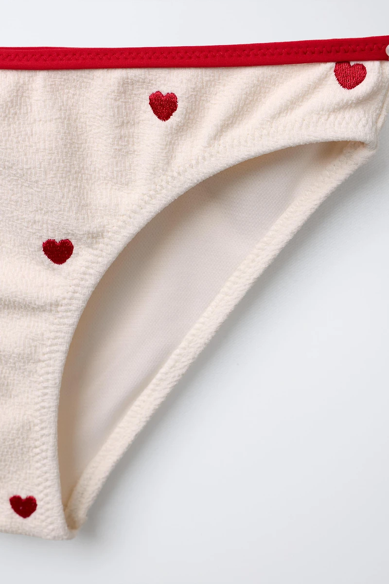 6-14 YEARS/ HEART STRUCTURE BIKINI