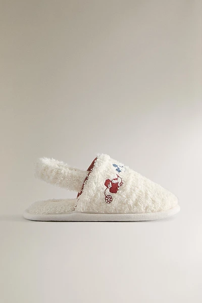 KIDS' MICKEY & MINNIE ©DISNEY BATH TOWEL SLIPPERS