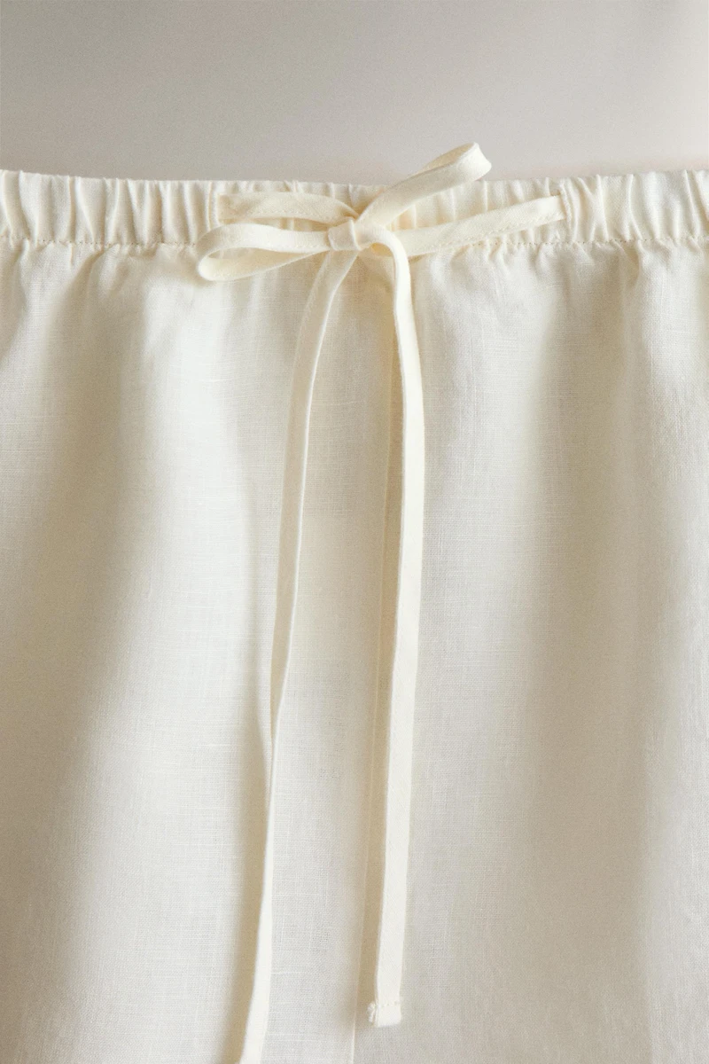 LINEN SHORTS