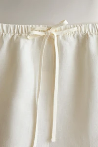 LINEN SHORTS