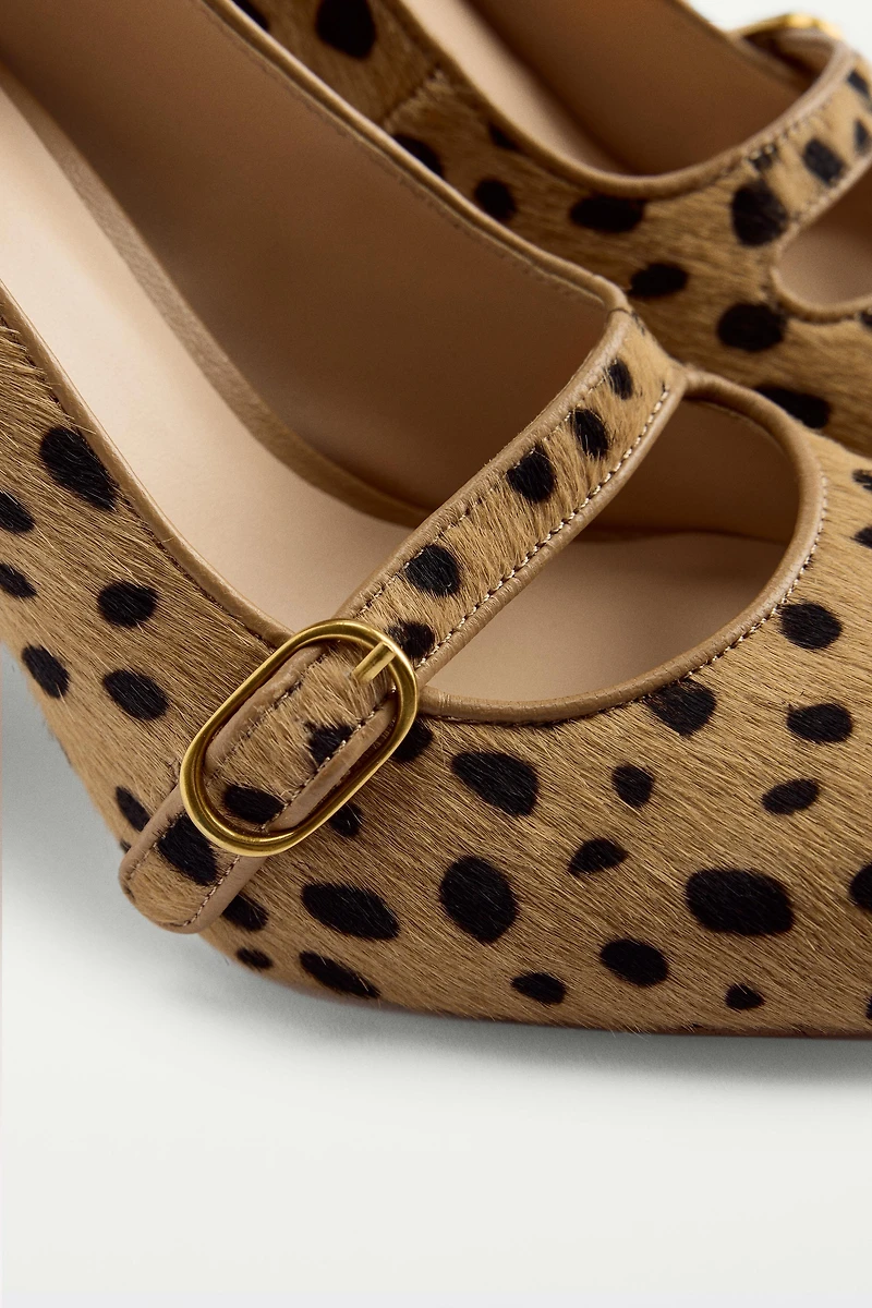 ANIMAL PRINT HEELS - THE ITEM ZARA WOMAN