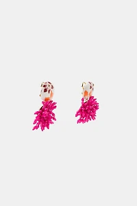 RESIN BEADED EARRINGS