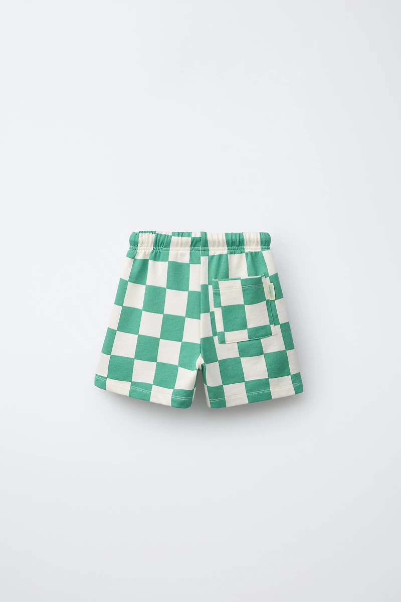 CHECKERBOARD SHORTS