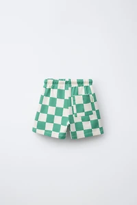 CHECKERBOARD SHORTS