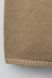 EMBROIDERED HEART KNIT CULOTTES