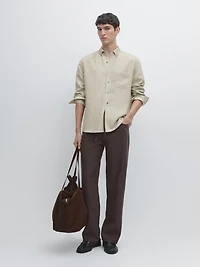 Flowing shirt with pocket