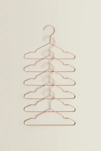 PACK OF RUBBERIZED BABY HANGERS (PACK 6)
