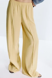 WIDE LEG SEAM PANTS