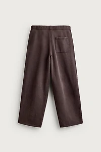 RELAXED FIT WASHED SWEATPANTS