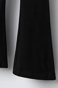 FLARE TEXT LEGGINGS
