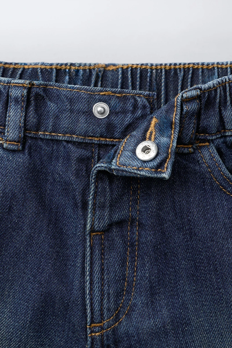 BERMUDA EN JEAN ACID WASH