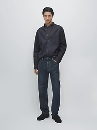 Regular fit denim shirt