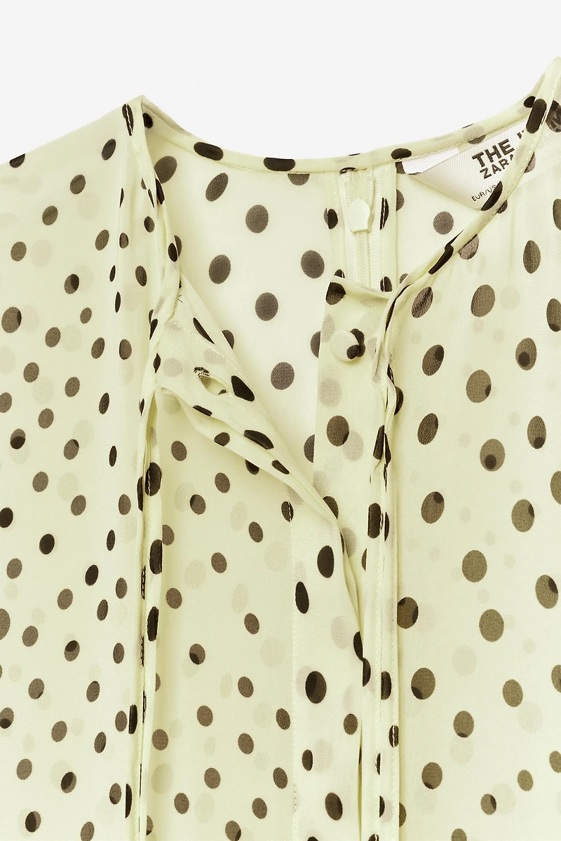 POLKA DOT DRESS - THE ITEM ZARA WOMAN