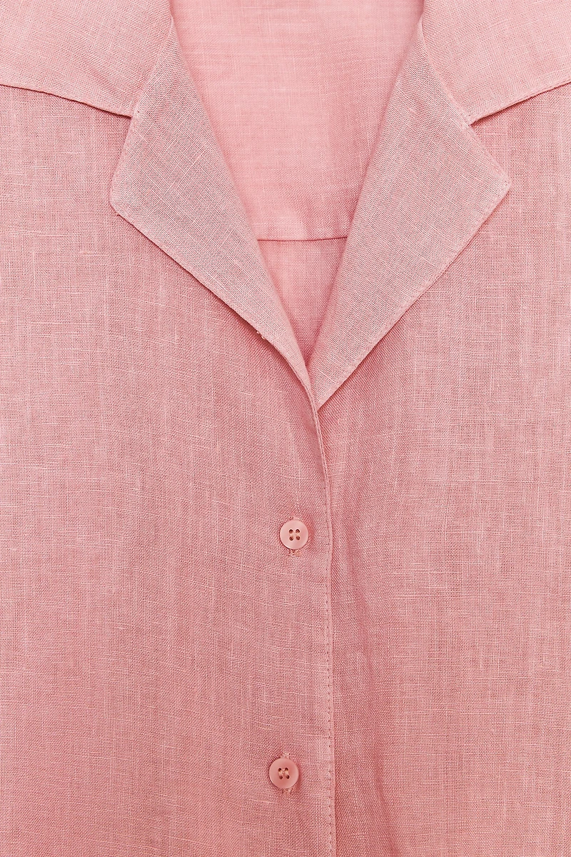 ZW COLLECTION 100% LINEN SHIRT