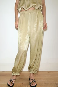 ELASTIC WAISTBAND BLOOMER PANTS