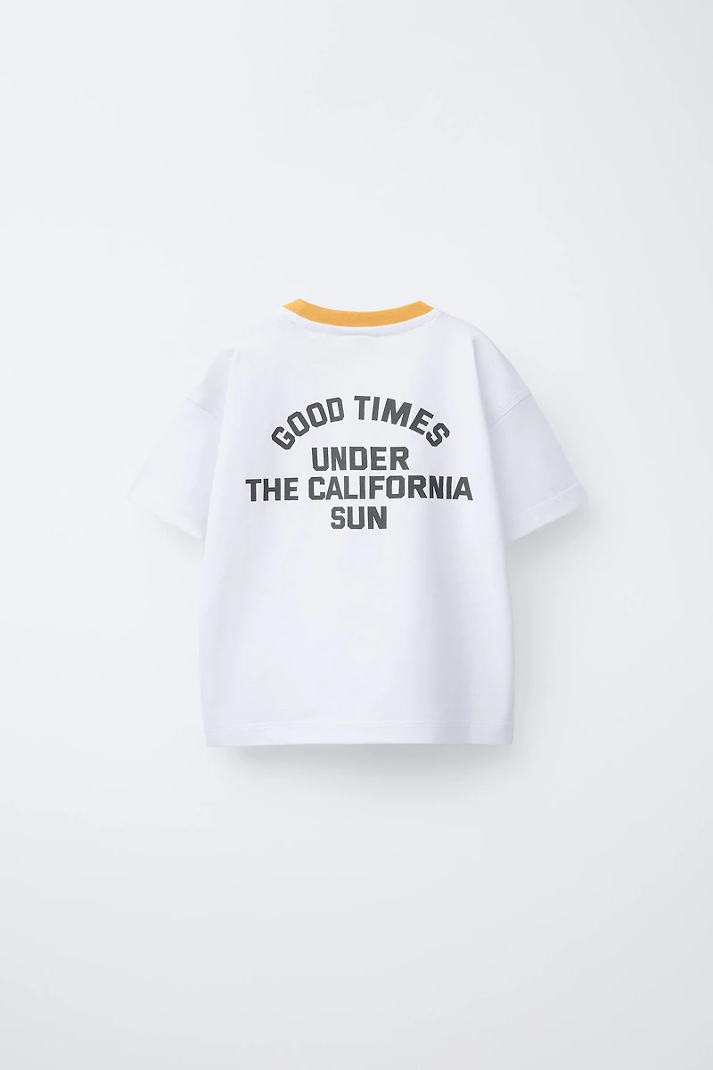 T-SHIRT À INSCRIPTION IMPRIMÉE