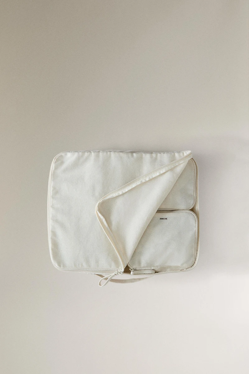 FABRIC TRAVEL ORGANIZER MAKEUP BAGS