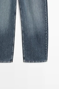 Mid-waist barrel fit jeans