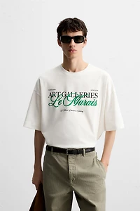 T-SHIRT À INSCRIPTION IMPRIMÉE