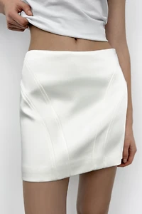 SATIN MINI SKIRT