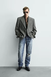 100% WOOL HOUNDSTOOTH BLAZER LIMITED EDITION