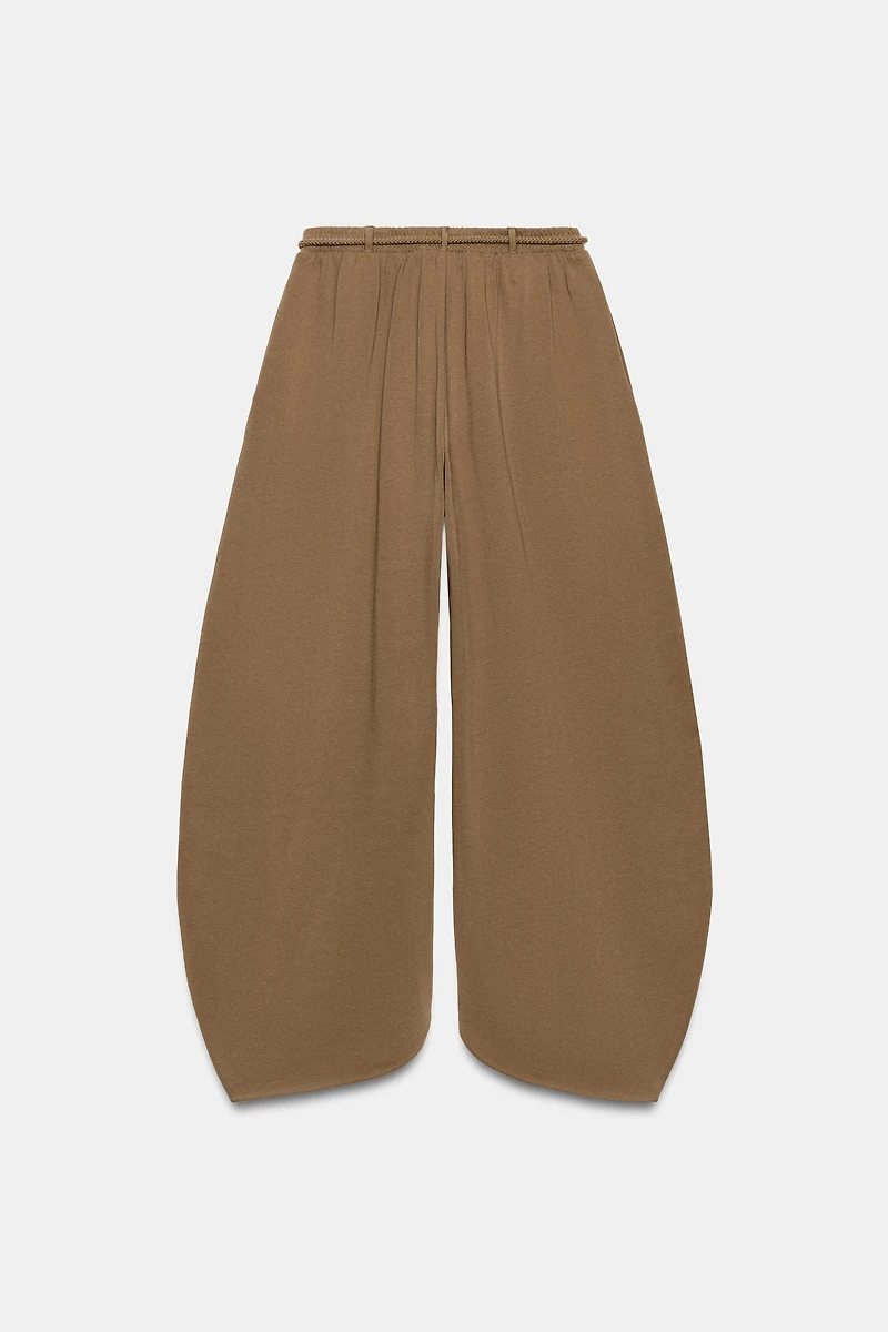 PANTALON BALLON EN COTON ÉPAIS