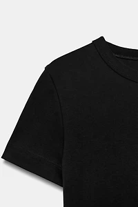 SHORT SLEEVE INTERLOCK T-SHIRT