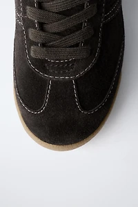 BASKETS MONTANTES EN CUIR BOXING