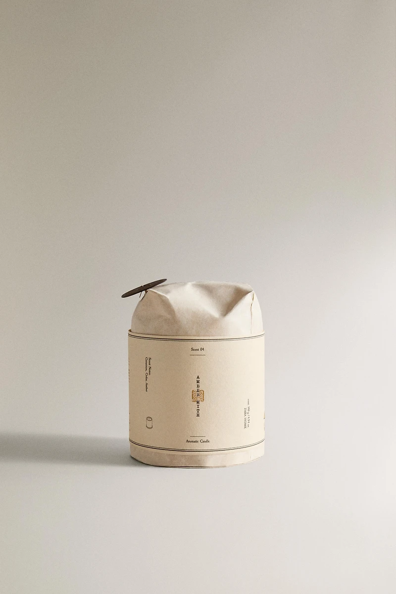 (140 G) AMBER MYTH SCENTED CANDLE