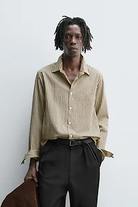 FLOWY STRIPED SHIRT