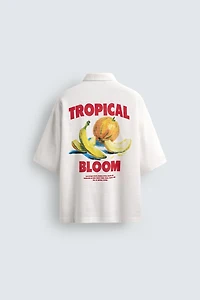 FRUIT PRINT RELAXED FIT SHIRT