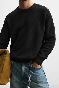 PURL KNIT SWEATER