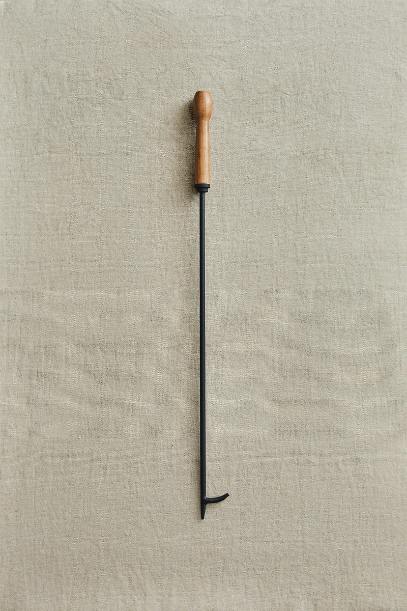 IRON POKER FIREPLACE CHIMNEY