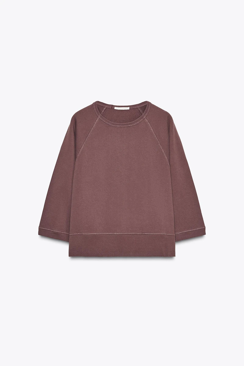 RAGLAN SLEEVE SWEATSHIRT