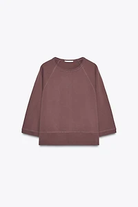 RAGLAN SLEEVE SWEATSHIRT