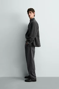 VESTE CROISÉE COTON - LIN
