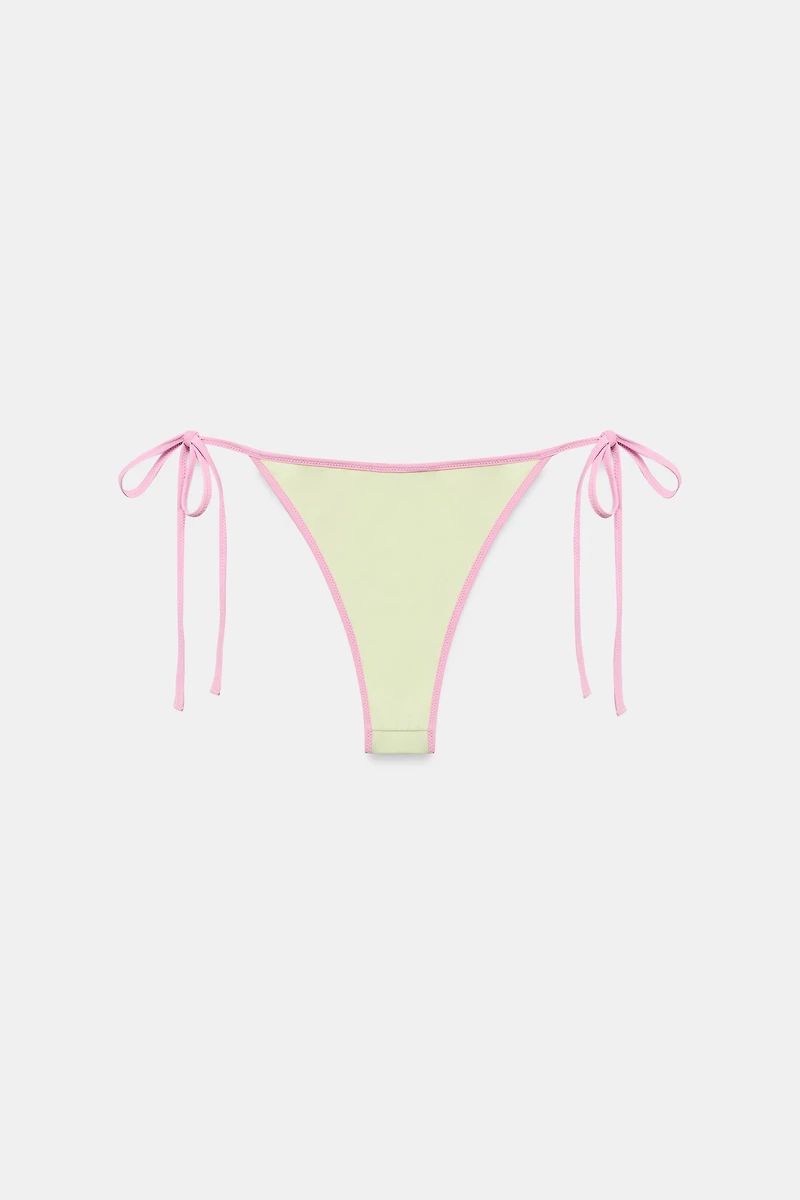 BAS DE BIKINI CONTRASTANT