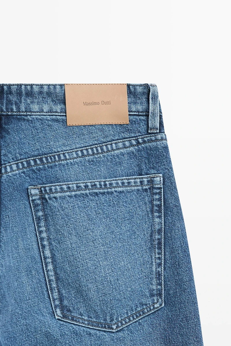 Jean relaxed fit désencollé